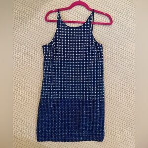 Parker blue beaded dress